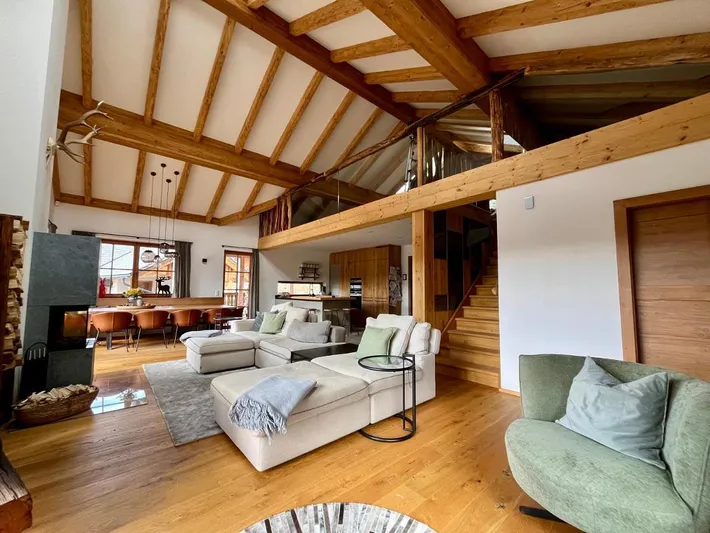 Ferienhaus für 8 Personen, mit Ausblick und Sauna sowie Garten und Pool - 1