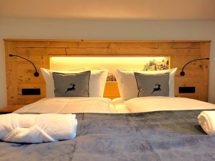 Ferienwohnung für 2 Personen, mit Balkon und Terrasse sowie Ausblick in Thalkirchdorf