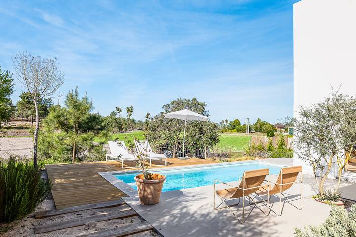 Villa pour 9 personnes, avec terrasse et jardin à Comporta