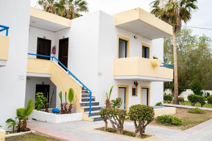 Apartament wakacyjny dla 2 osób, z Balkon i Ogród oraz Basen w Kos (wyspa)