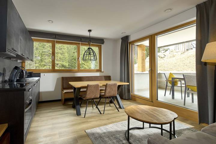 Ferienwohnung für 4 Personen, mit Terrasse in Silvretta