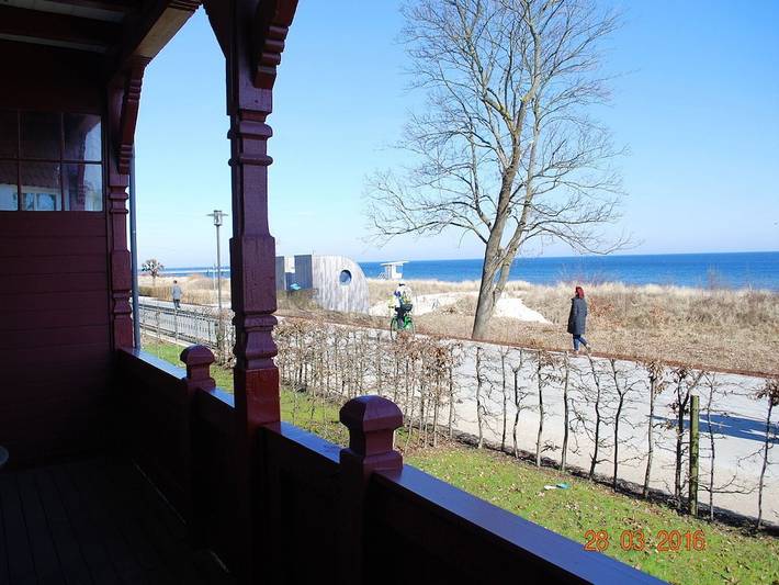 Ferienhaus mit Meerblick für 5 Personen, mit Balkon und Garten sowie Sauna und Seeblick in Drei Kaiserbäder