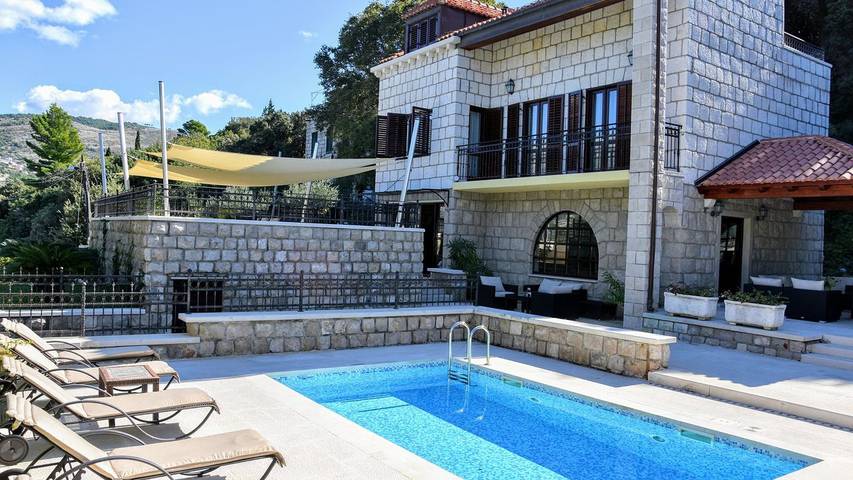 Villa für 9 Personen, mit Garten und Pool sowie Terrasse in Dubrovnik