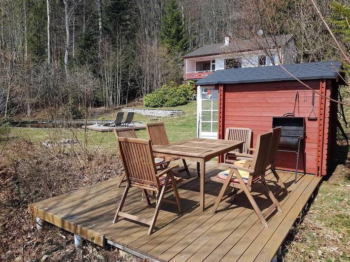 Ferienhaus für 8 Personen, mit Garten und Ausblick sowie Sauna und Seeblick in Rickenbach - 3