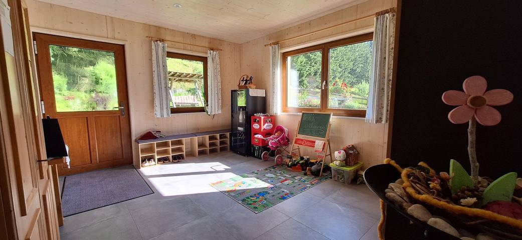 Biobauernhof Poidlbauer - Familienzimmer "Hochkarblick" mit Balkon und Küchenzeile in Göstling an der Ybbs, Mostviertel