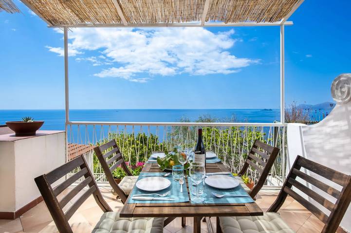 Villa per 6 persone, con terrazza in Praiano