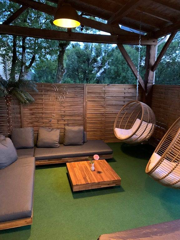 La Biche au Bois (piscine chauffée, jacuzzi …) - Chambre La Milande in Montcléra, Lot