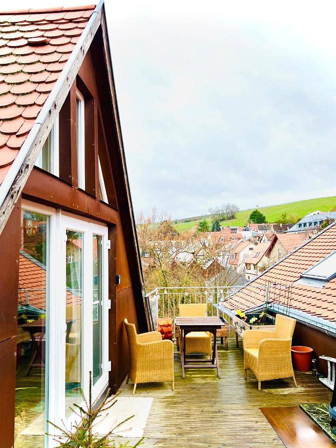Ferienwohnung für 2 Personen, mit Terrasse und Ausblick in Oppenheim - 2