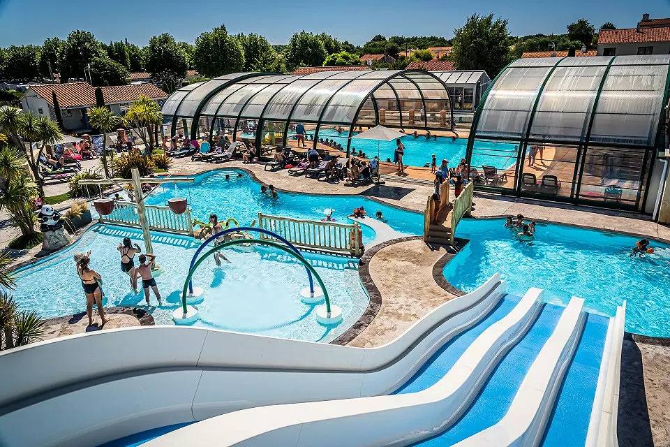 Stacaravan Familie Tv Klim Wifi - 3 slaapkamers - 6 personen in Olonne-sur-Mer, Les Sables-d'Olonne