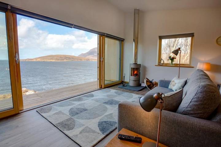 Location de vacances pour 2 personnes, avec terrasse et vue à Ullapool