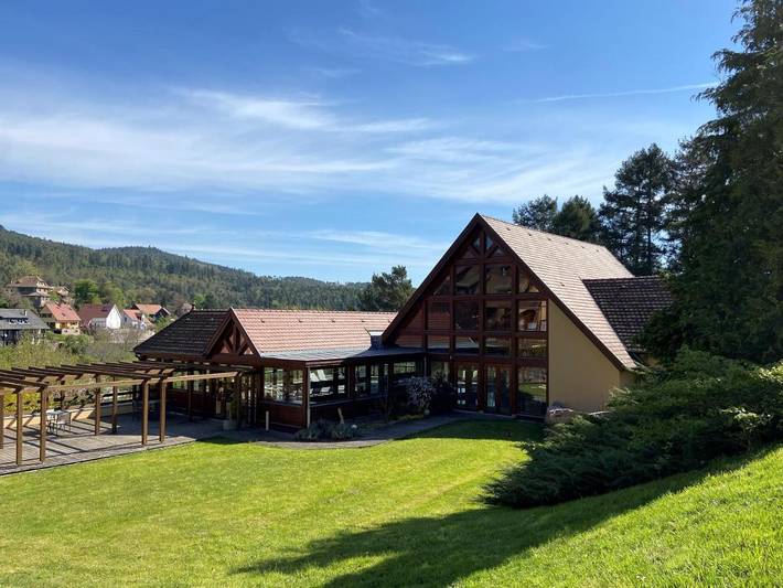 Hôtel pour 2 personnes, avec sauna et jardin ainsi que piscine et vue, animaux acceptés à Thannenkirch - 4