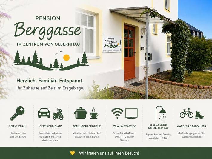 Ferienhaus, mit Terrasse und Garten in Olbernhau - 4