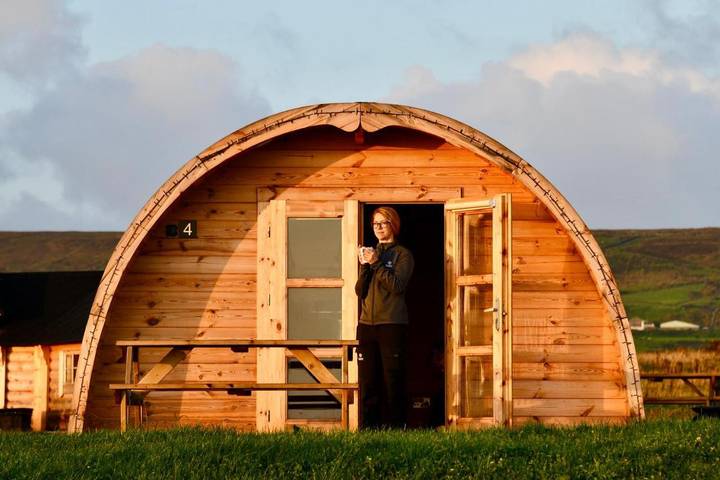 Camping pour 4 personnes, avec jardin et vue en Irlande - 4