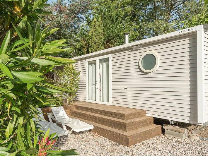 Camping l'Etoile d'Or - Mobilheim 6 personen - Cottage Privilège 2 Zimmer + Klimaanlage in La Côte Vermeille, Argelès-sur-Mer