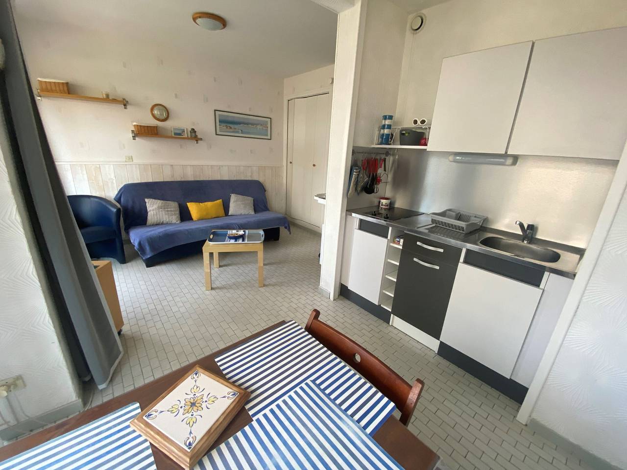 Ganzes Studio, Studio am Meer mit Balkon und Privatparkplatz in La Côte Vermeille, Argelès-sur-Mer