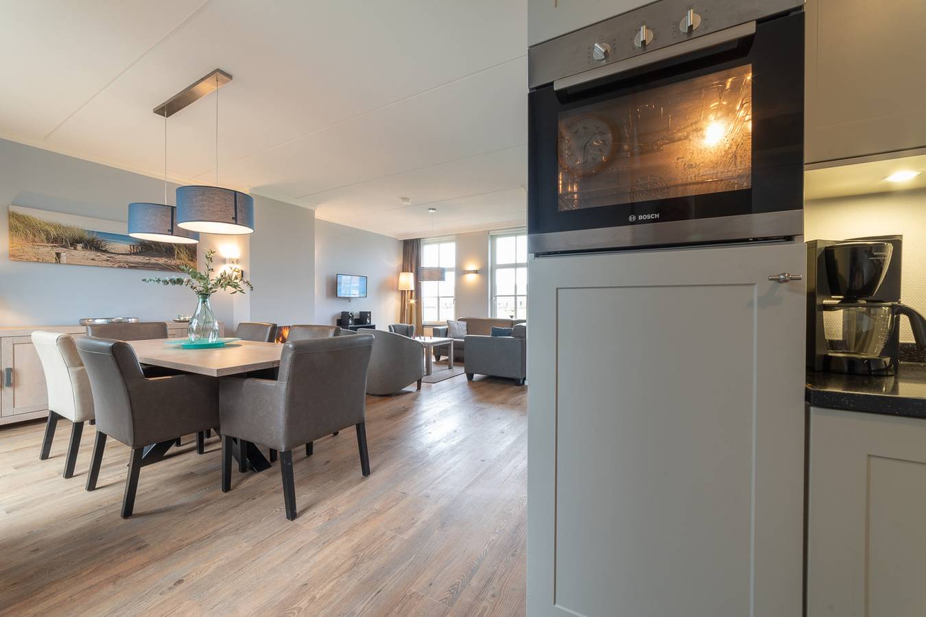 Luxus 6-Personen Ferienwohnung mit Sauna in Colijnsplaat direkt am Wasser. in Colijnsplaat, Zeeuwse Kust