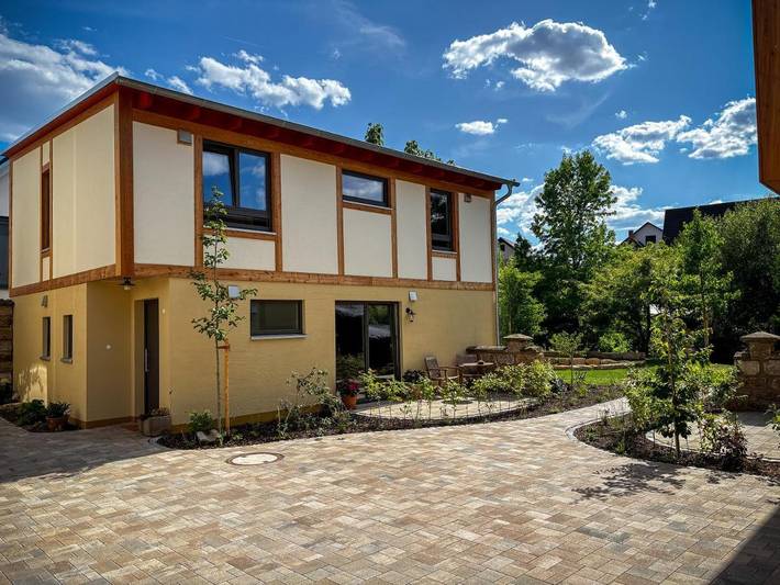 Ferienhaus für 6 Personen, mit Terrasse und Garten sowie Sauna und Ausblick