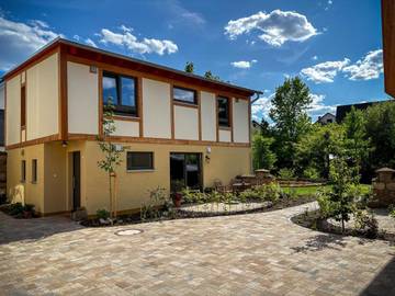 Ferienhaus für 6 Personen, mit Ausblick und Sauna sowie Garten, mit Haustier in Landkreis Haßberge