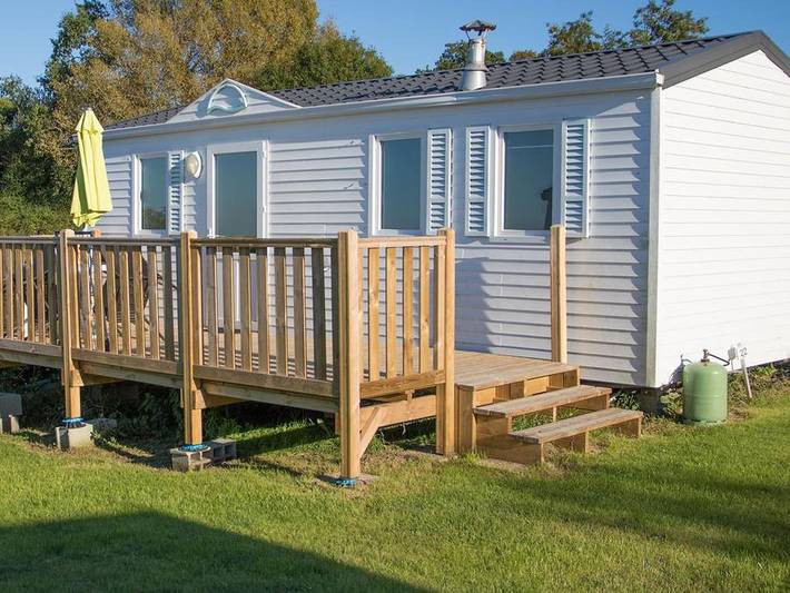 Camping Les Ammonites - Mobilheim 4 personen - A - Meerseite in Auberville, Lisieux und Umgebung