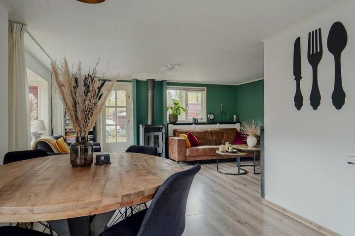 Ferienhaus für 5 Personen, mit Terrasse und Garten sowie Ausblick
