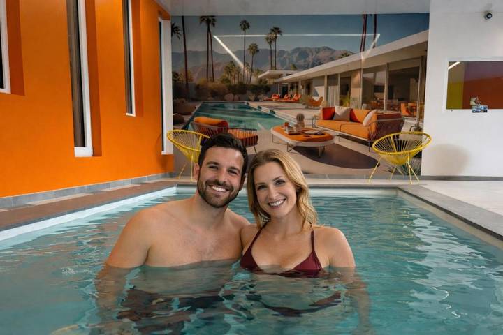 Appartement de vacances pour 4 personnes, avec piscine et jardin