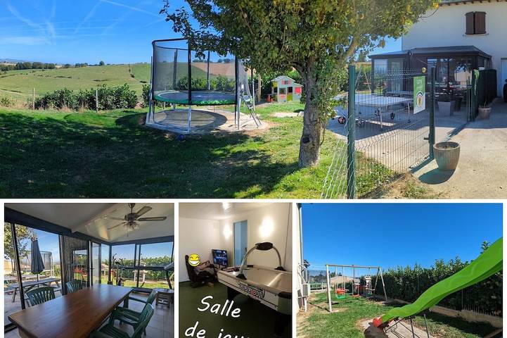 Gîte pour 6 personnes, avec Terrasse et Jardin