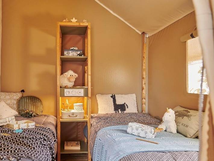 Camping Domaine De La Cigaliere - Wohnzelt auz holz 4 personen - Lodge Safari (Unverbindliche Fotos: wird gerade eingerichtet) in Le Cannet-des-Maures, Draguignan Region