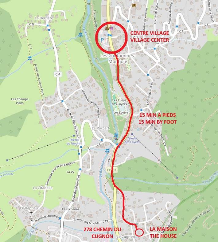 Location de vacances pour 2 personnes, avec vue et jardin, animaux acceptés à Les Contamines-Montjoie - 2