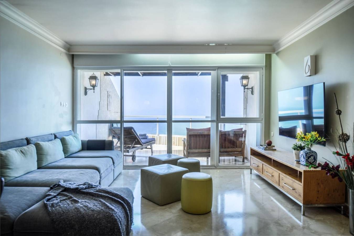 Ganze Wohnung, Netanya Panoramic Sea-View 4Br Apt in Netanja, Zentralbezirk (Israel)