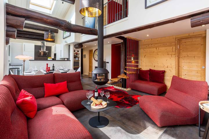 Chalet pour 8 personnes, avec jacuzzi ainsi que jardin et sauna à Chamonix-Mont-Blanc
