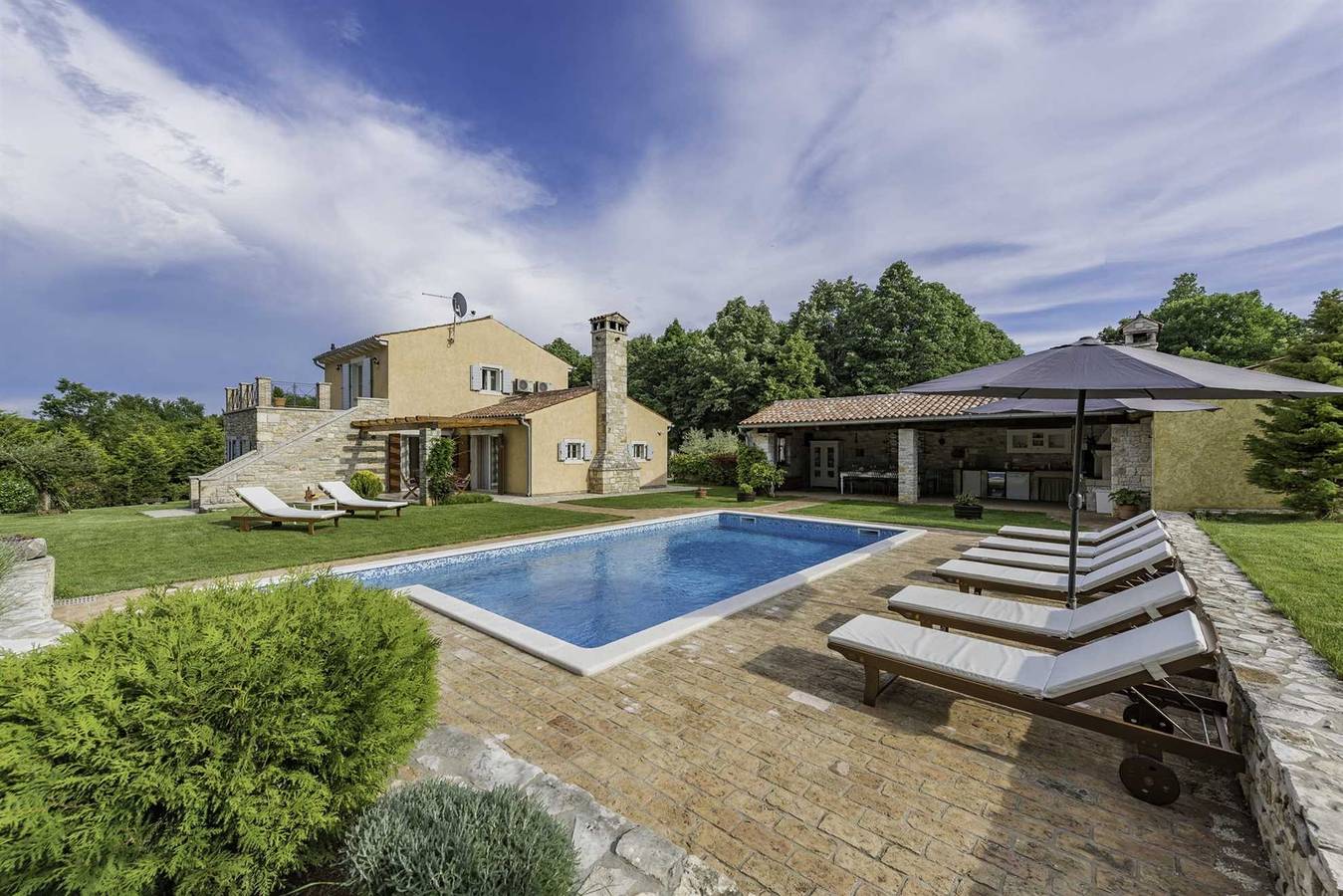 Ferienhaus Green Escape mit Pool in Marčana, Südküste Istrien
