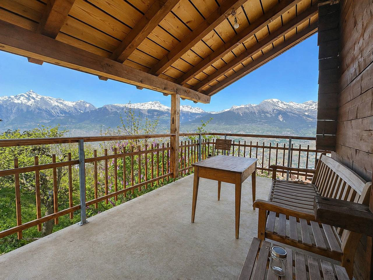 Alpine Nest Chalet – Stunning Mountain Views in Les Agettes, Walliser Alpen
