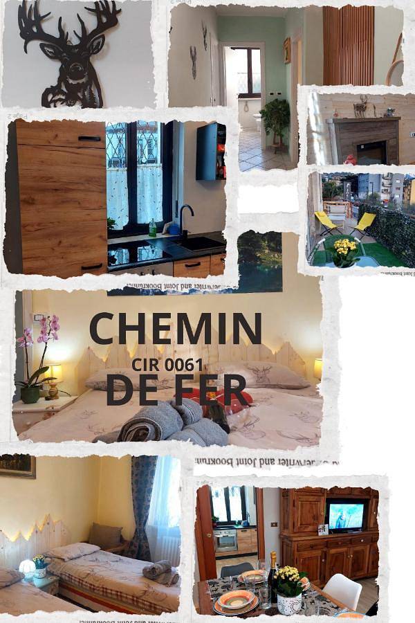 Gîte pour 6 personnes, avec terrasse et vue dans Saint-Vincent