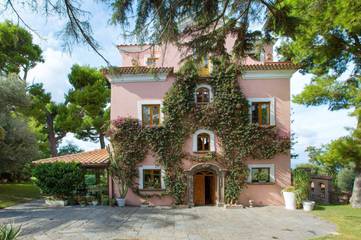 Maison d’hôte pour 2 personnes, avec piscine ainsi que vue et jardin, animaux acceptés à Sorrento