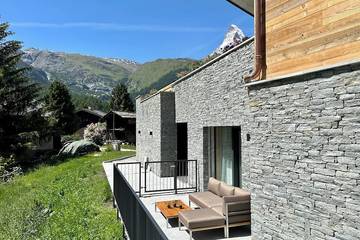 Hütte für 5 Personen, mit Terrasse in Zermatt