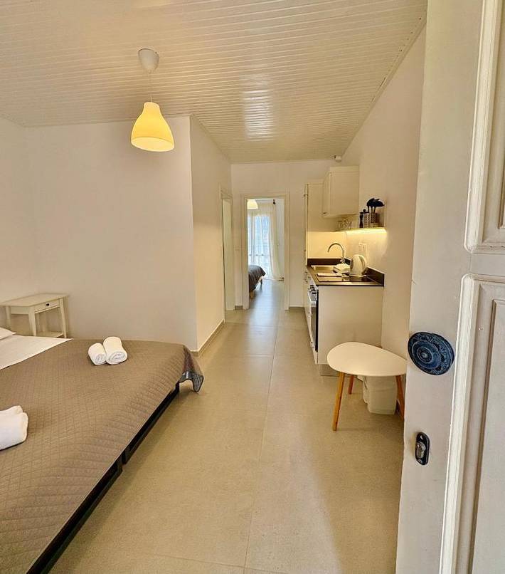 Gîte pour 4 personnes, avec terrasse et vue dans Falasarna