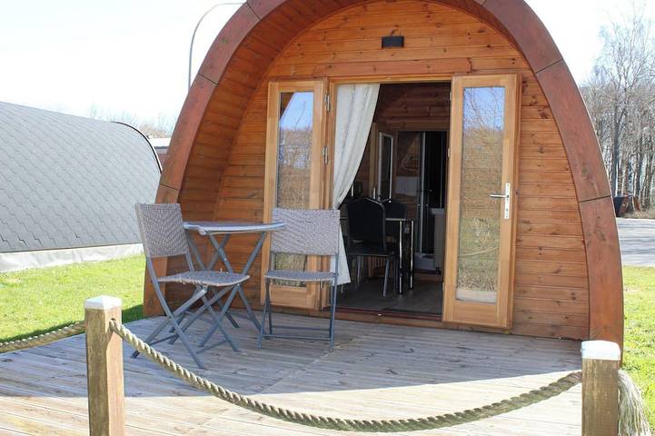Ferienhaus für 3 Personen, mit Terrasse und Sauna