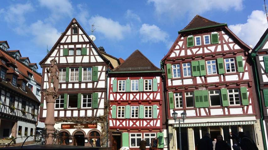 Ferienhaus, mit Terrasse und Ausblick in Bretten