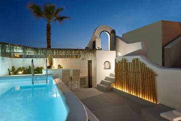 Villa pour 2 personnes, avec vue sur l’océan et terrasse dans Firostefani