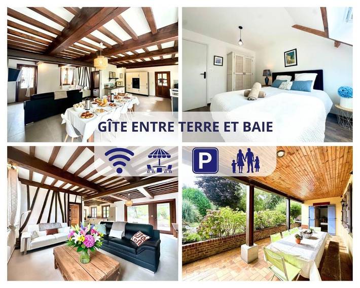 Location de vacances pour 15 personnes, avec Terrasse ainsi que Jardin et Vue dans Huppy