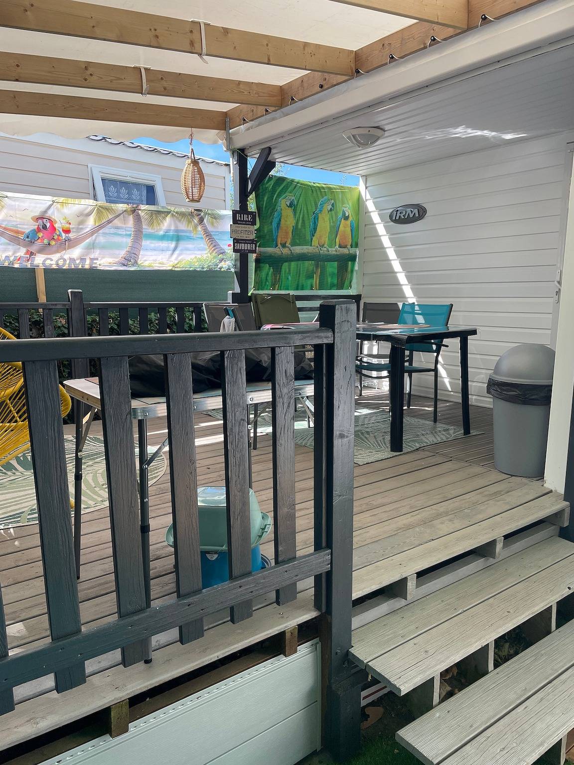 Camping 4 étoiles Le Bois Tordu : Mobil-home à 300 mètres de la Plage La Pège in Saint-Hilaire-de-Riez, Vendée