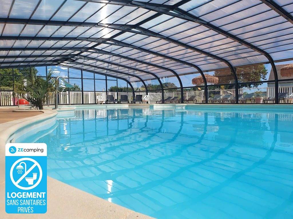 Zecamping 4 étoiles 500m plage piscine couverte locatif Bbq 16m2 in Fouesnant, Côte de Cornouaille