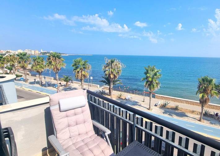 Appartamento per 6 persone, con panorama e balcone, con animali domestici in Trani