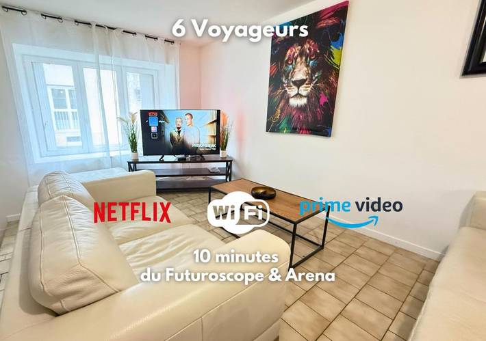 Location de vacances pour 6 personnes, adapté aux familles à Migné-Auxances