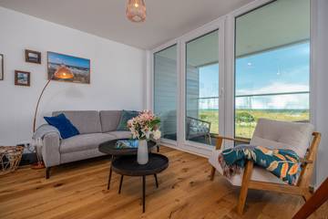 Ferienwohnung für 2 Personen, mit Balkon/Terrasse und Terrasse in der Rostocker Heide