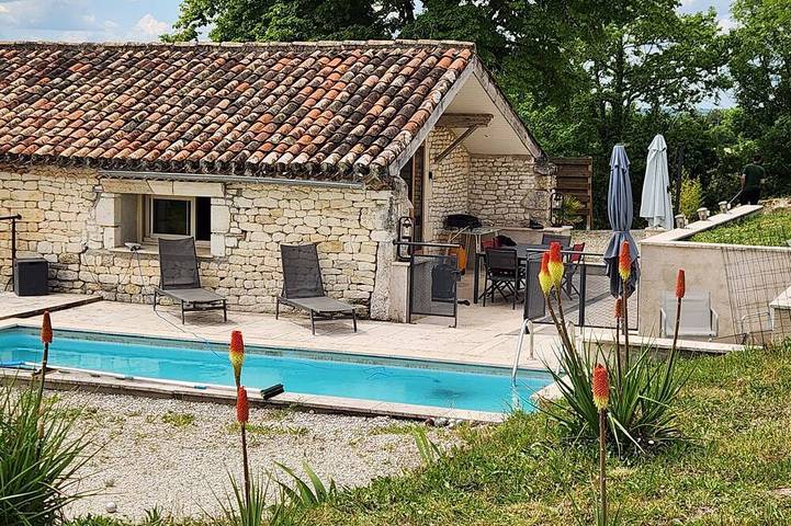 Location de vacances pour 6 personnes, avec Terrasse et Jardin à Labastide-Marnhac