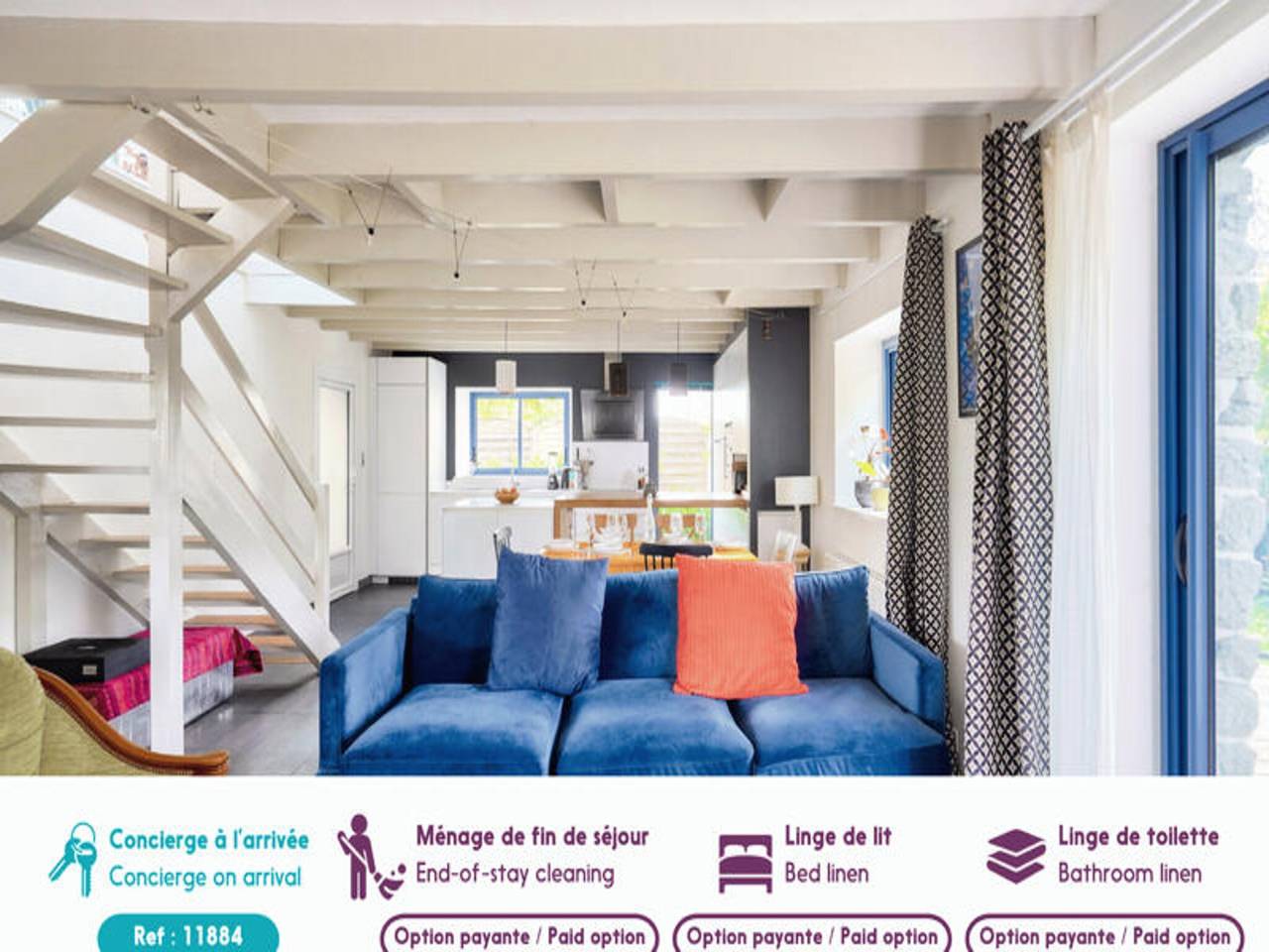 Apartamento entero, Apartamento en Combrit con jacuzzi y jardín in Combrit, Region de Quimper