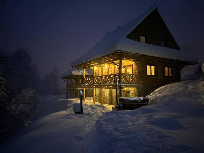 Chalet für 10 Personen, mit Sauna und Ausblick sowie Terrasse in der Slowakei