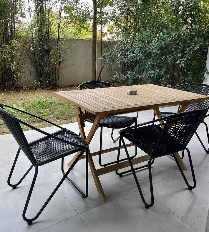 Appartement de vacances pour 3 personnes, avec balcon et jardin