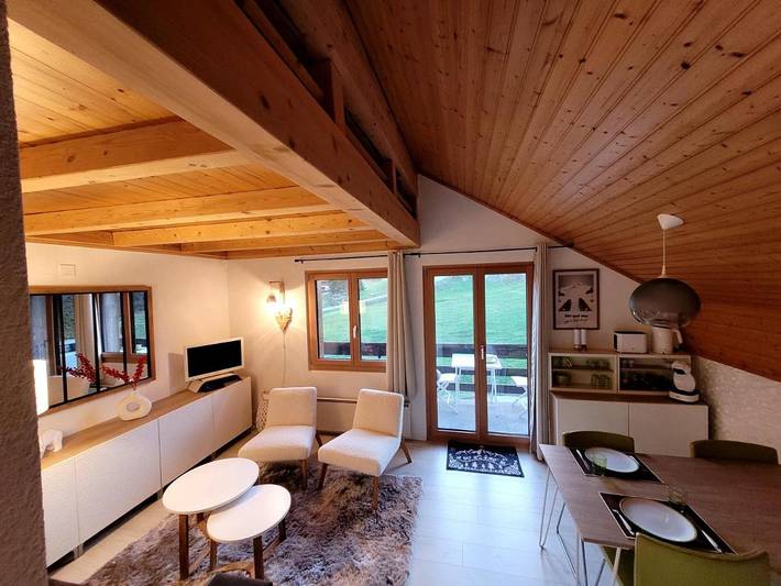 Gîte pour 3 personnes, avec balcon et vue dans La Lécherette - 4